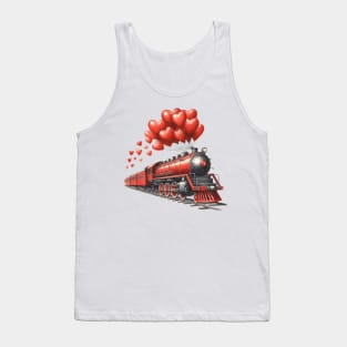 Valentine Train Tank Top